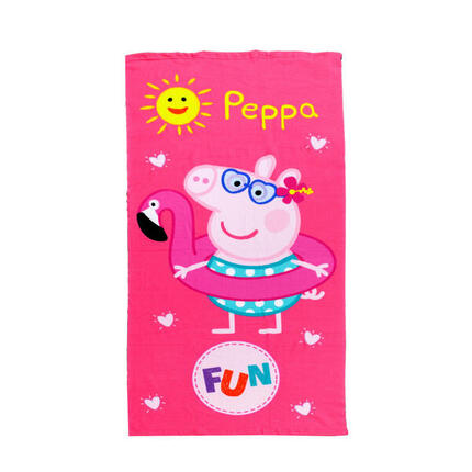 KINDERDOEK 70X140CM MICROVEZEL PEPPA PIG