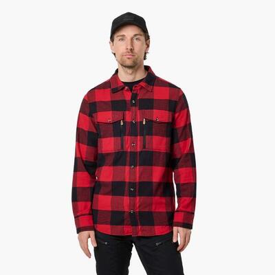 Heren hiking long_sleeve shirt breathable nordkap flannel ii