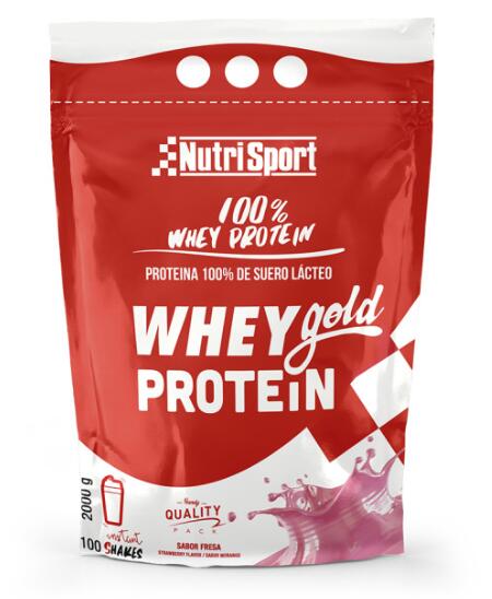 Whey Gold Protein - 500g Fresa Nutrisport 3/5
