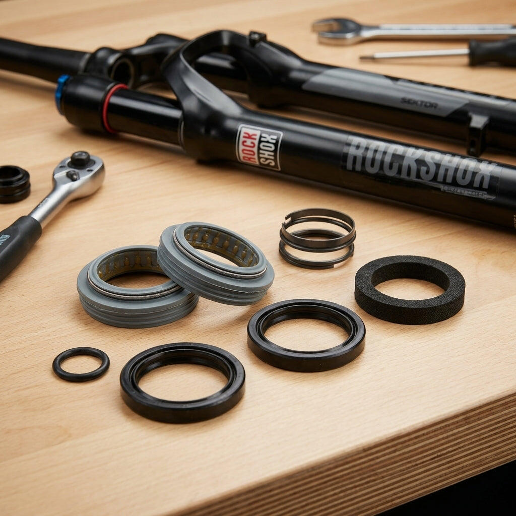 Kit guarnizioni forcella Rockshox Basic Lyrik Coil 2012-2015 + 2/3