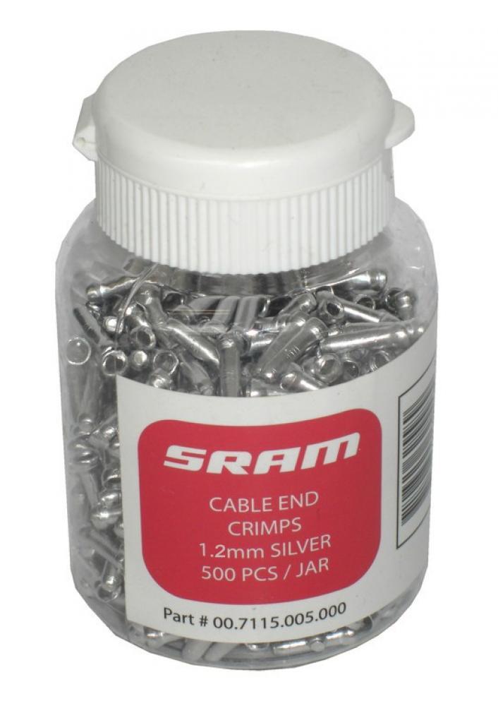 Sram Cable End Crimps Silber