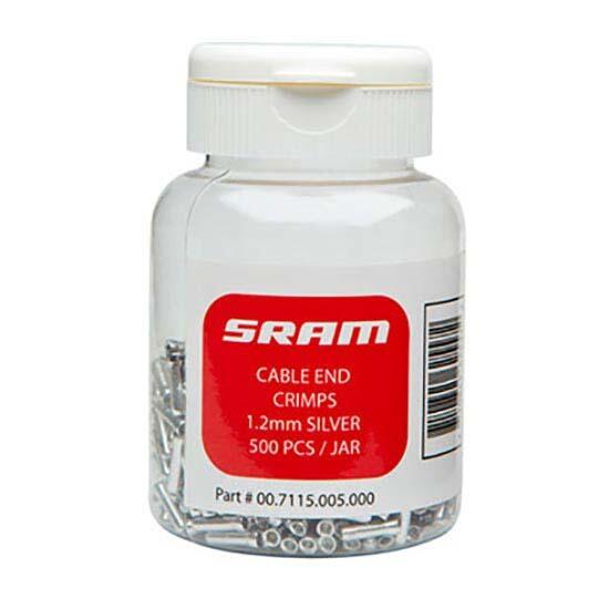 Cable End Crimps Silver 1.2Mm 500Pc 2/3