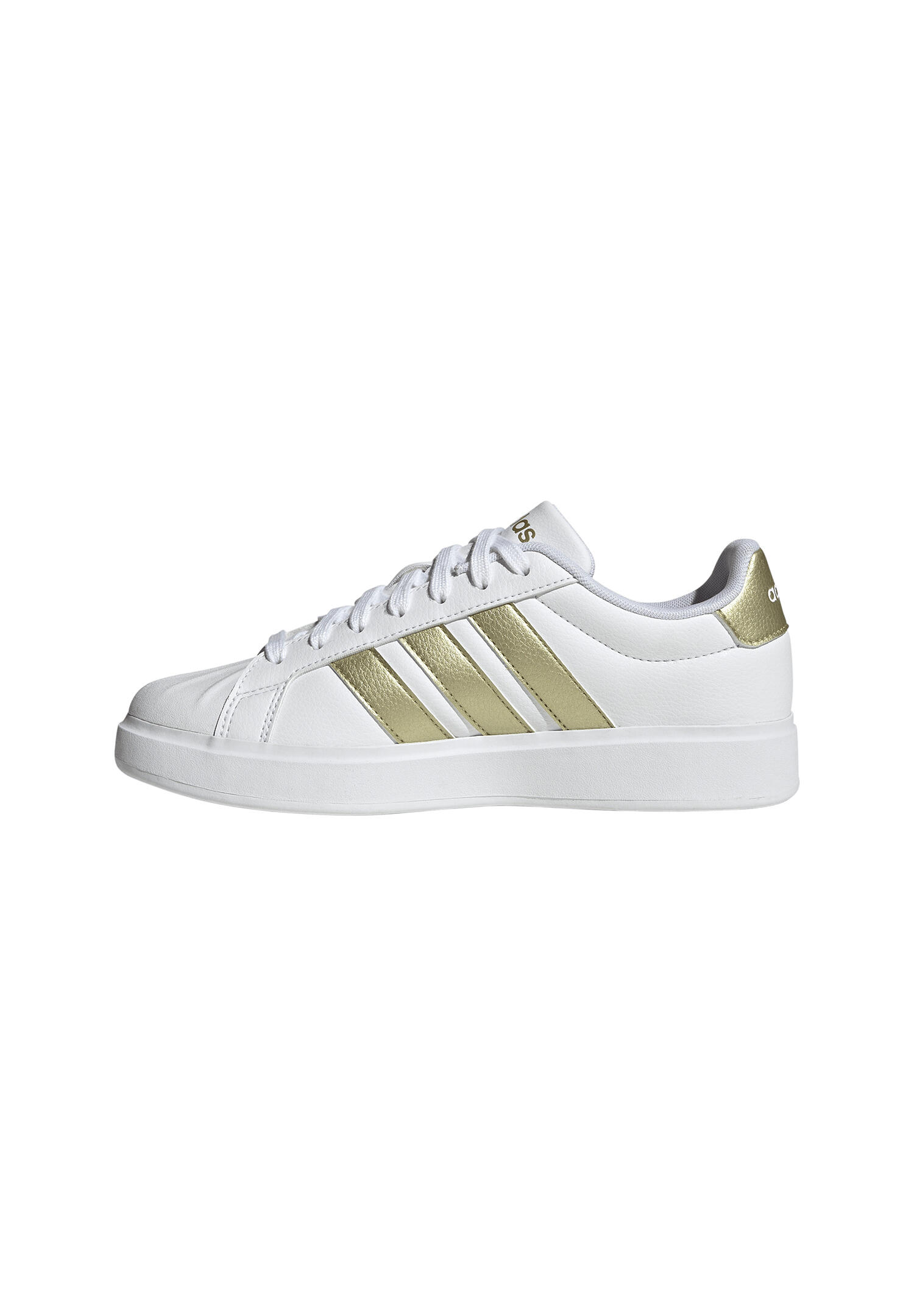 Adidas Damen STREETTALK Sneaker Frauen Streetstyle Schuhe IH4316 Weiß/Gold 2/7