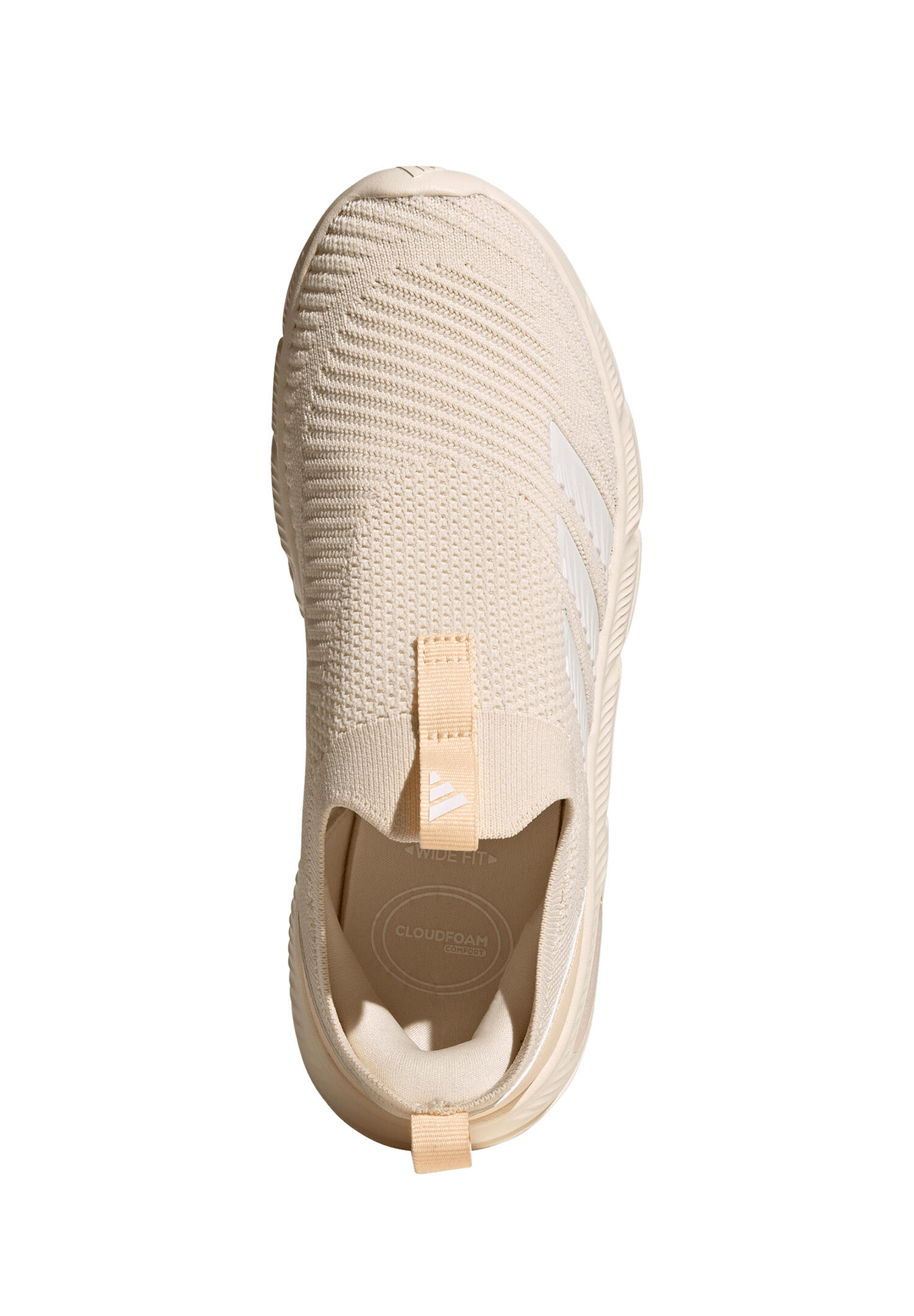 Adidas Damen CLOUDFOAM FLEX - SOCK Frauen Sneaker KK3497 Beige WIDE 6/7