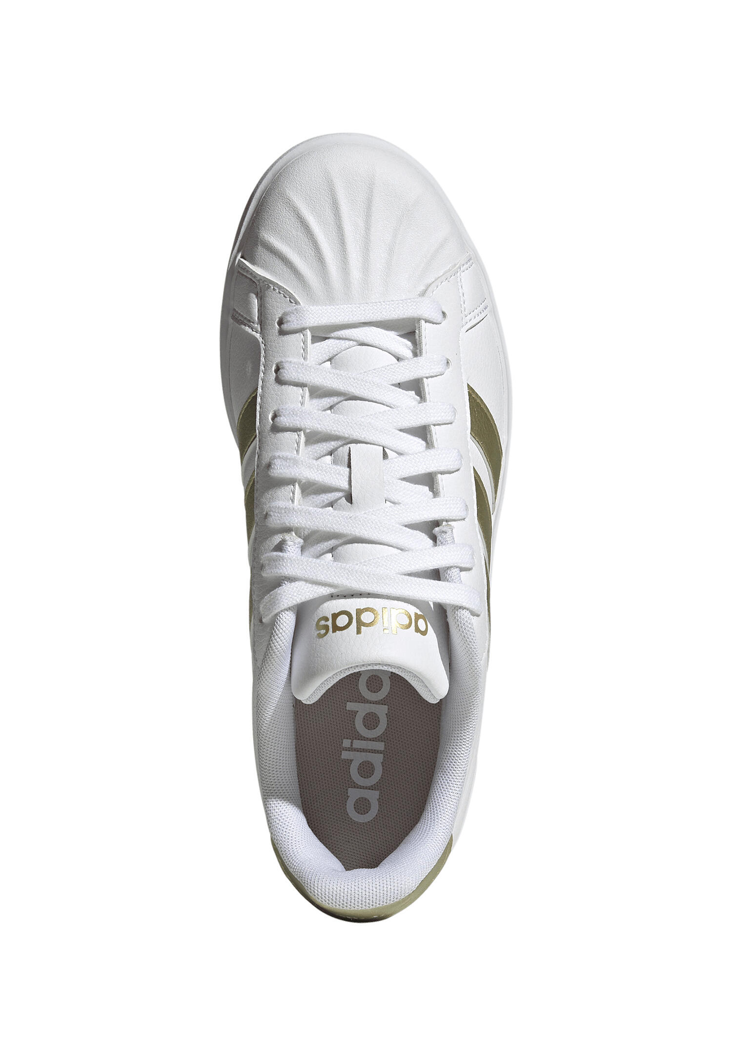 Adidas Damen STREETTALK Sneaker Frauen Streetstyle Schuhe IH4316 Weiß/Gold 6/7