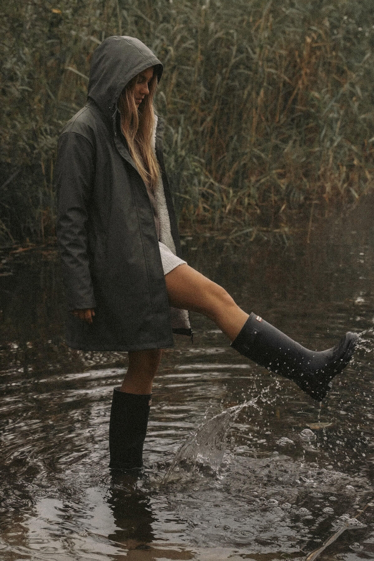 Impermeabile foderato Jennie, Deep Forest 2/7