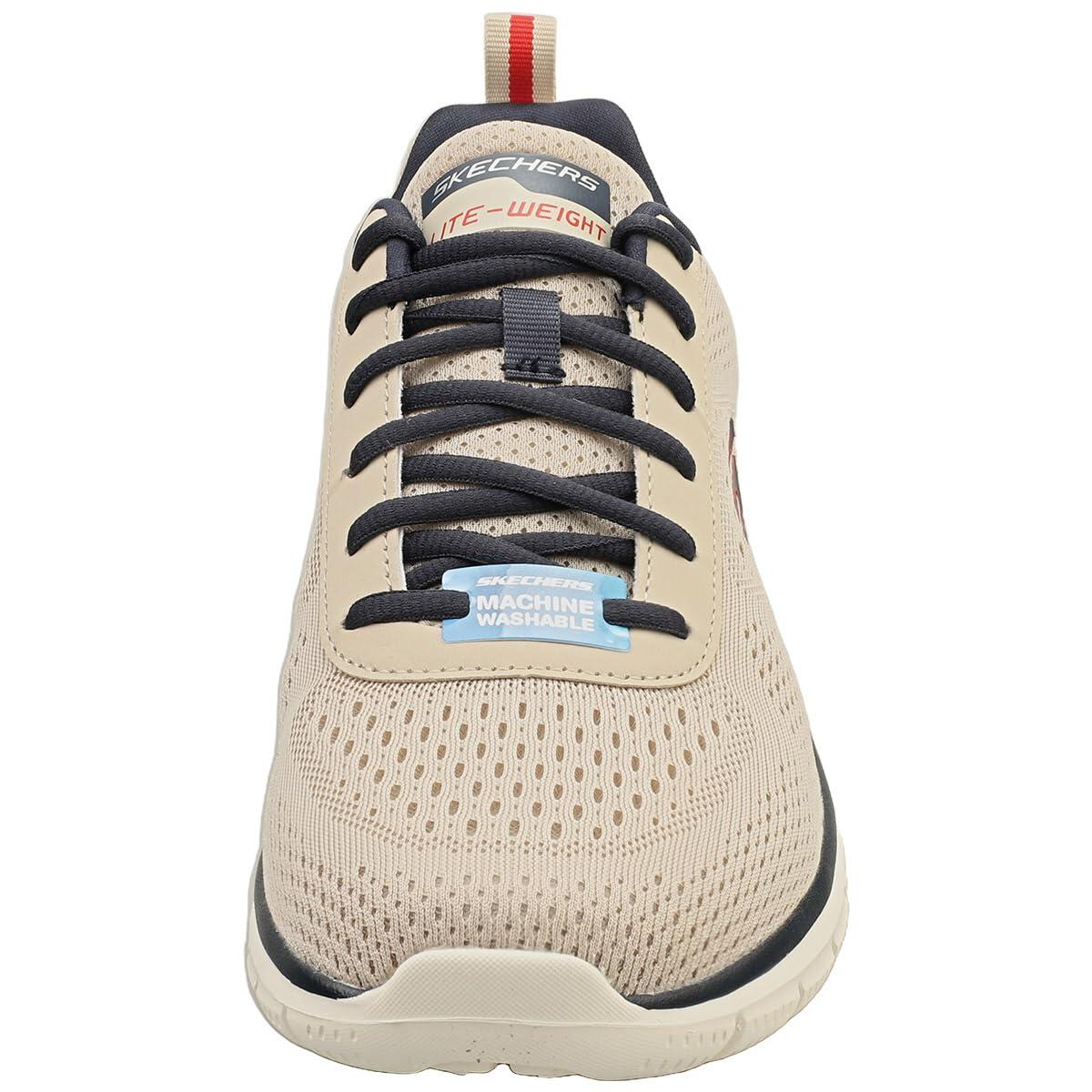 Baskets Skechers Track - Leshur, Beige, Hommes 6/7