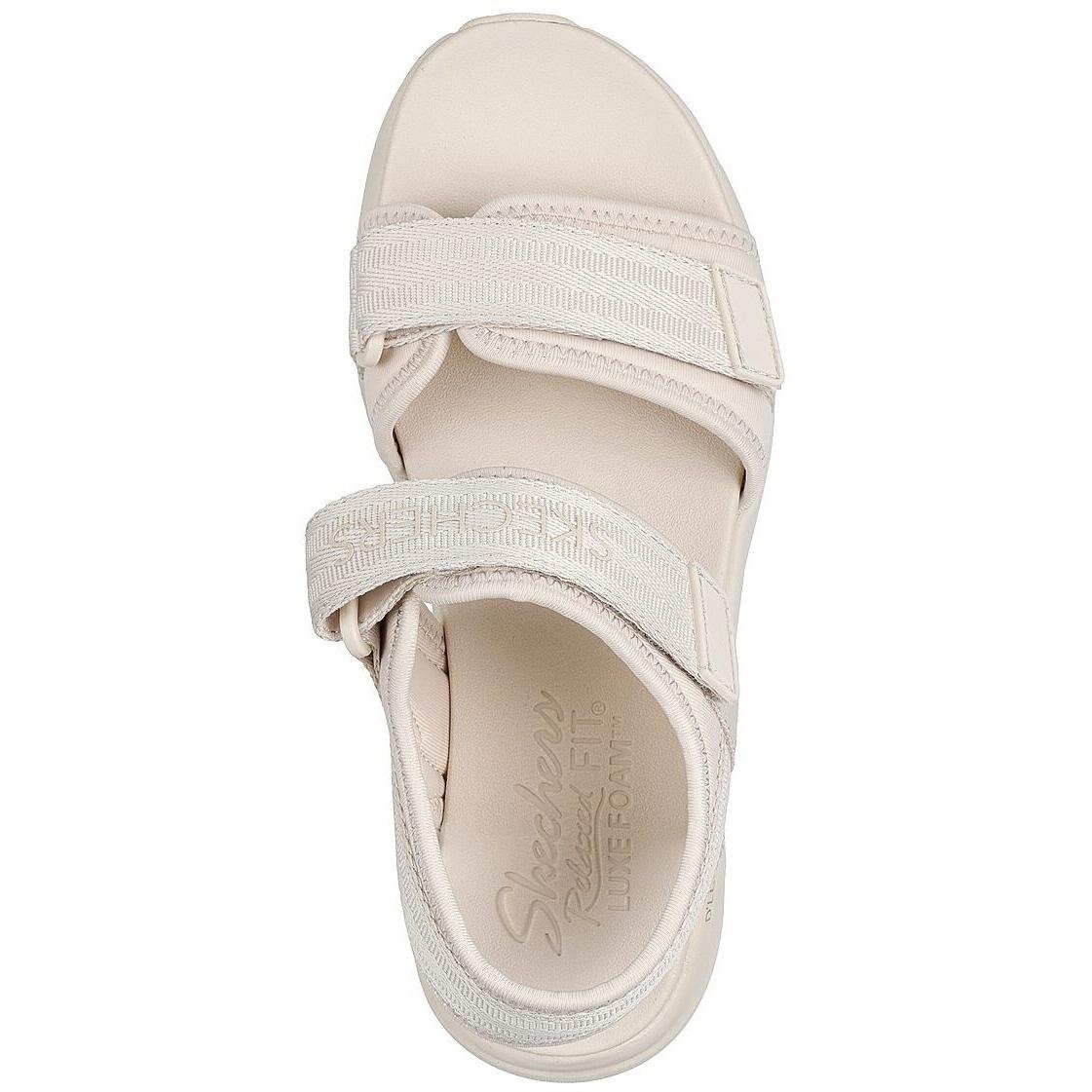 Sandalen Skechers D'lux Walker Sandal - Adored, Beige, Damen 2/5