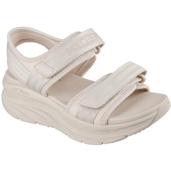 Sandalias Skechers D'lux Walker Sandal - Adored, Beige, Mujer