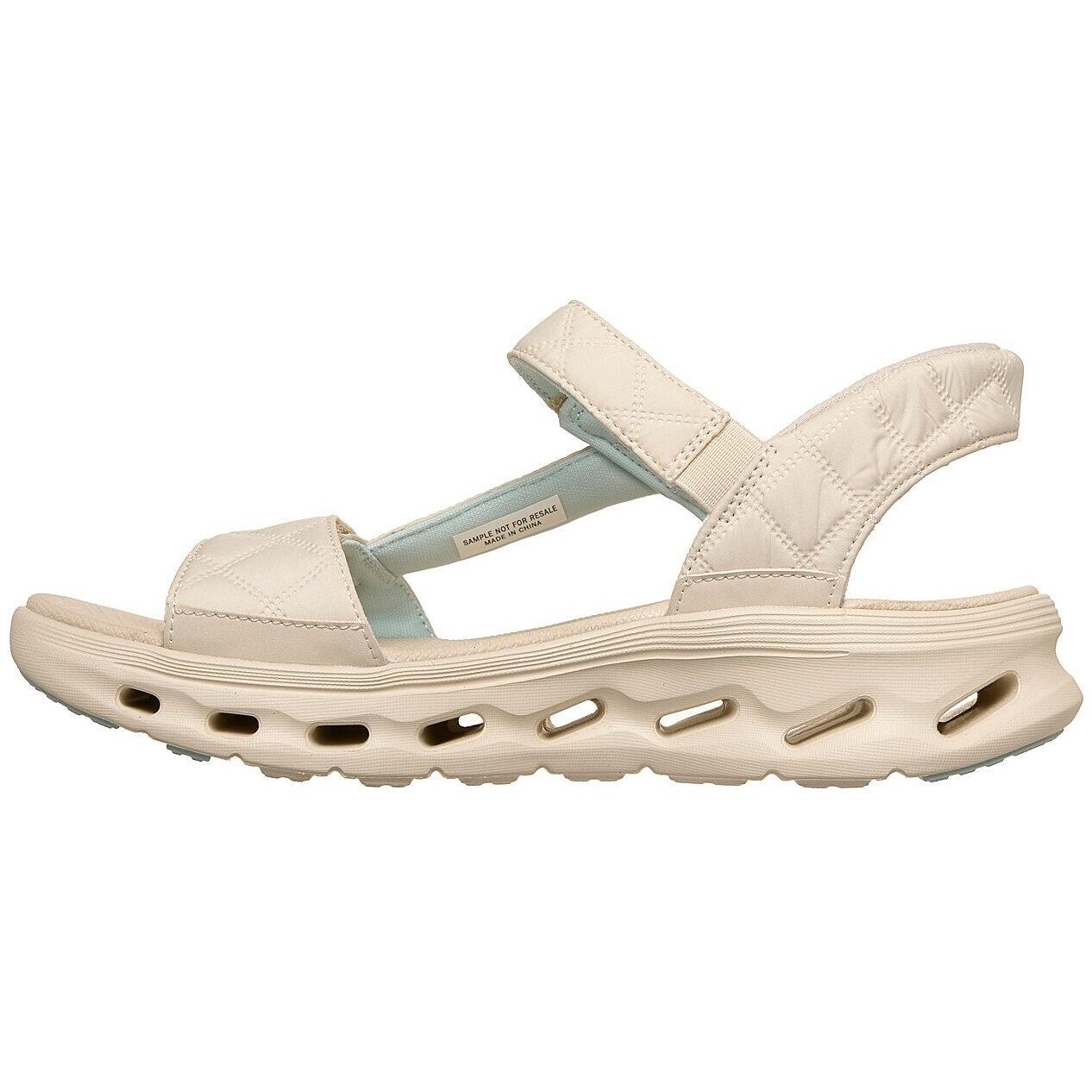 Sandalen Skechers Go Walk Glide-step 2.0 Sandal, Beige, Dames 5/7