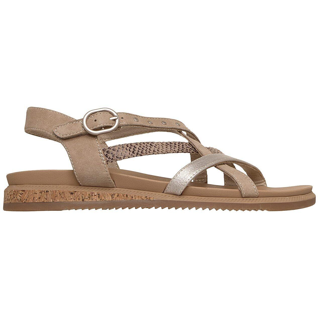 Sandalen Skechers Desert Kiss Low - Seaside Sli, Beige, Dames 3/6