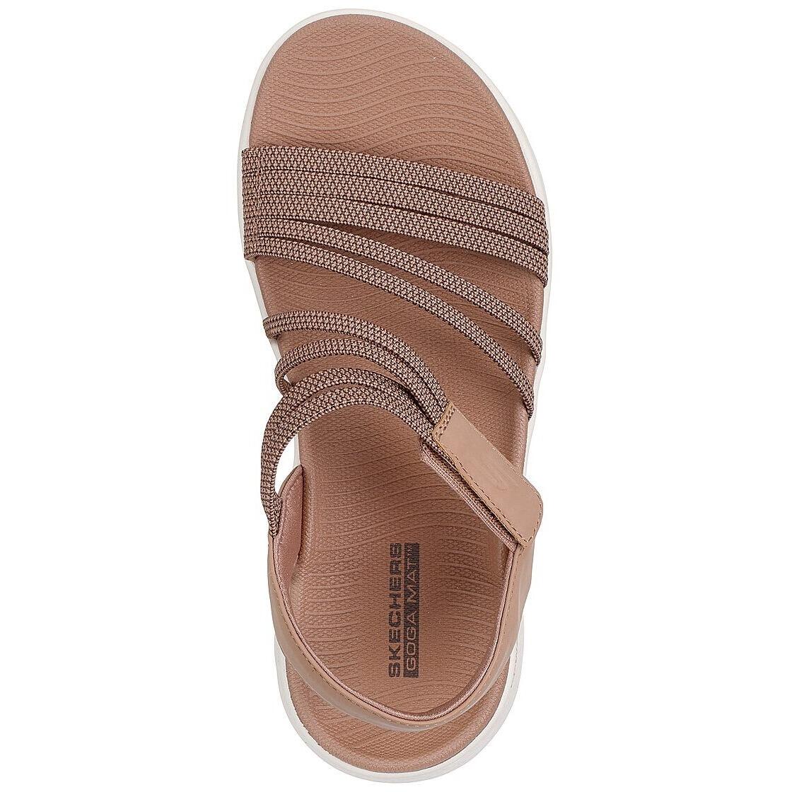 Sandales Skechers Go Walk Flex Sandal, Marron, Femmes 2/5