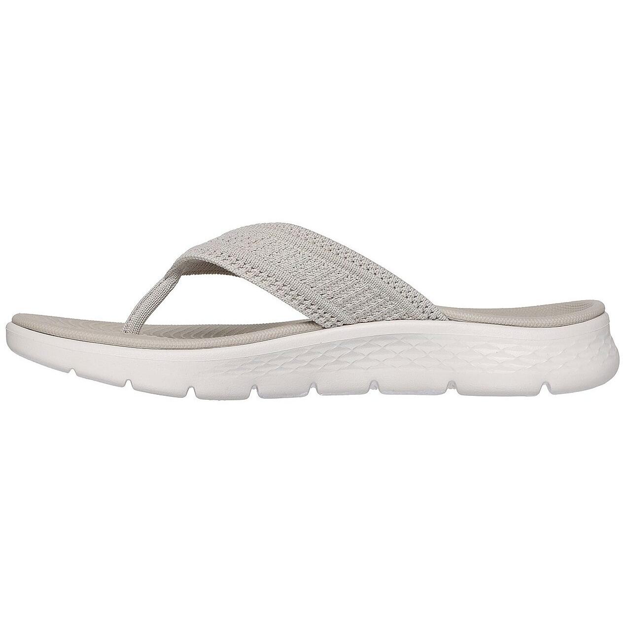 Slaan Skechers Go Walk Flex - Holly, Beige, Dames 5/5