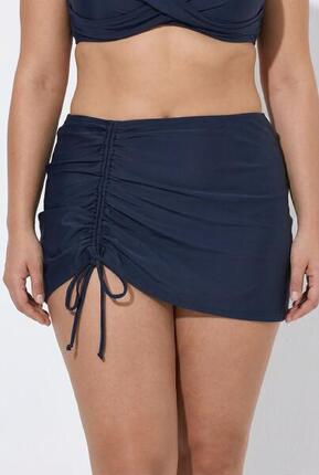 Femme Jupe de bain avec fronces culotte intégrée