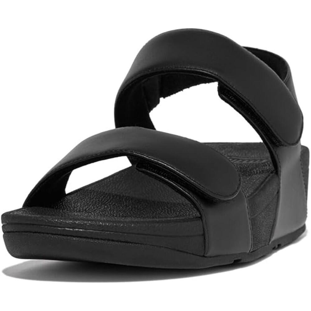 Lulu Adjustable Piel Negra | Fitflop Sandalias 2/7