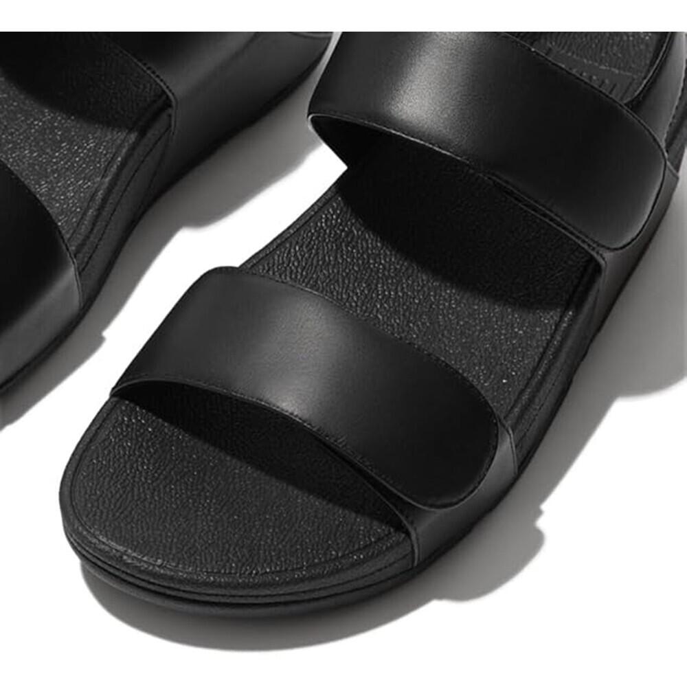 Lulu Adjustable Piel Negra | Fitflop Sandalias 4/7