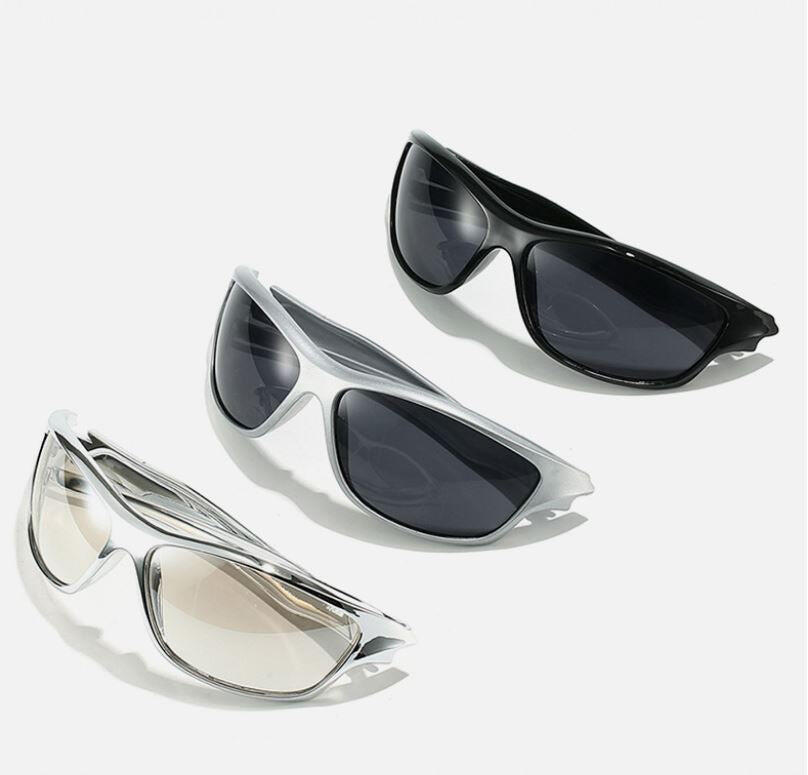 3-Pack Retro Oval Lightweight UV400 Protection Sports Sunglasses