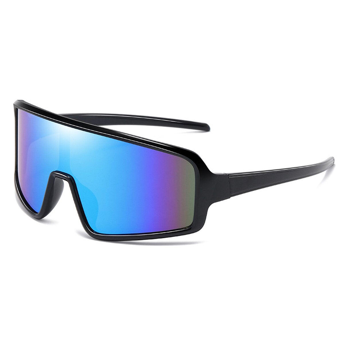 Extra-Large Frame Cycling and Sport Sunglasses - Blue
