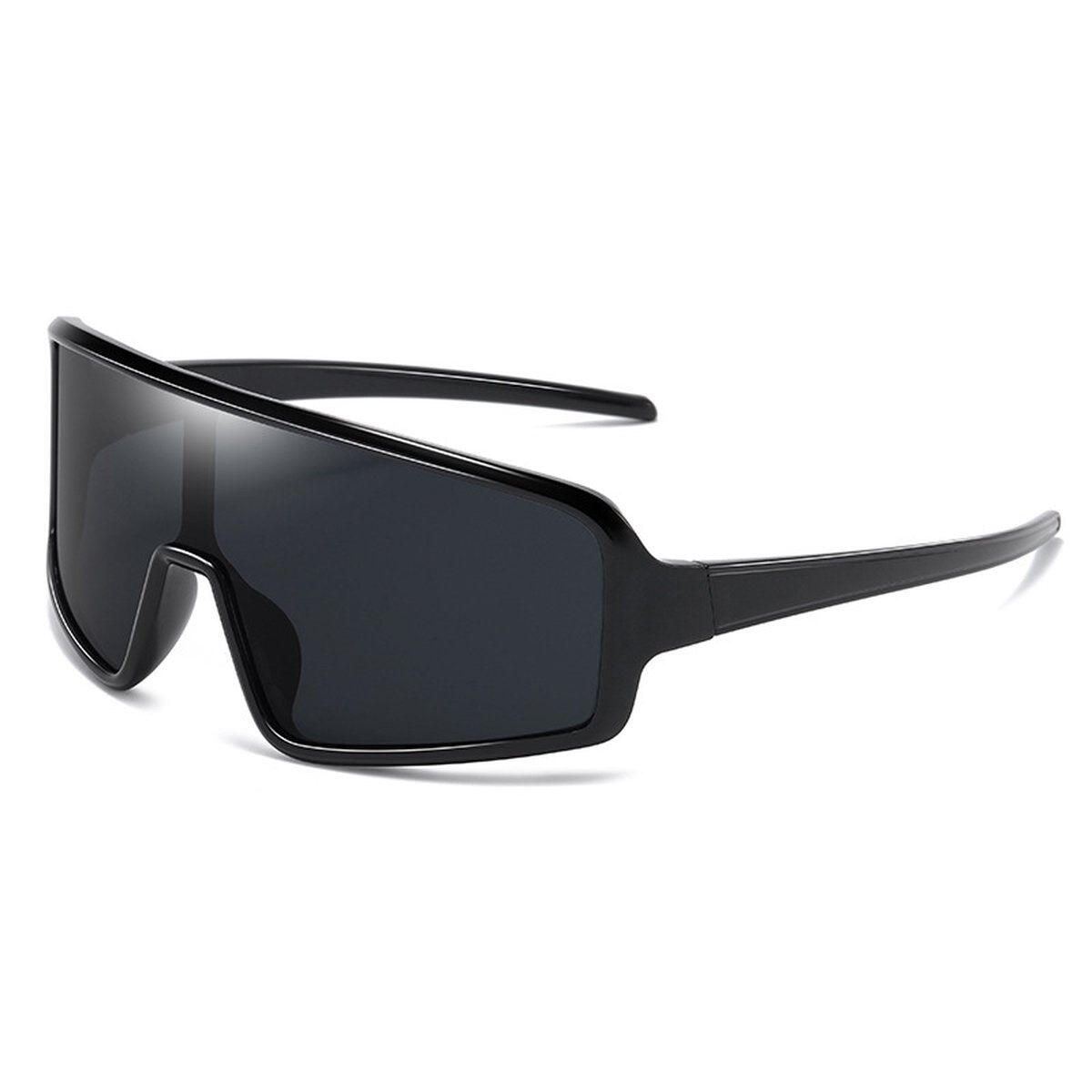 Extra-Large Frame Cycling and Sport Sunglasses - Black