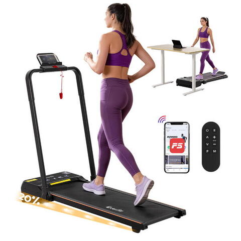 Everfit 3 in 1 Walking Pad Treadmill 20% Auto Incline Under Desk Foldable
