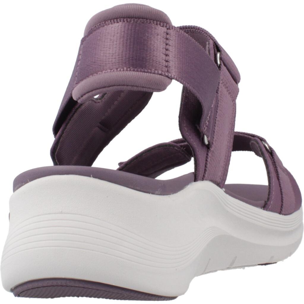 SandÁlias Rasas Mulher Skechers  Roxo 3/5