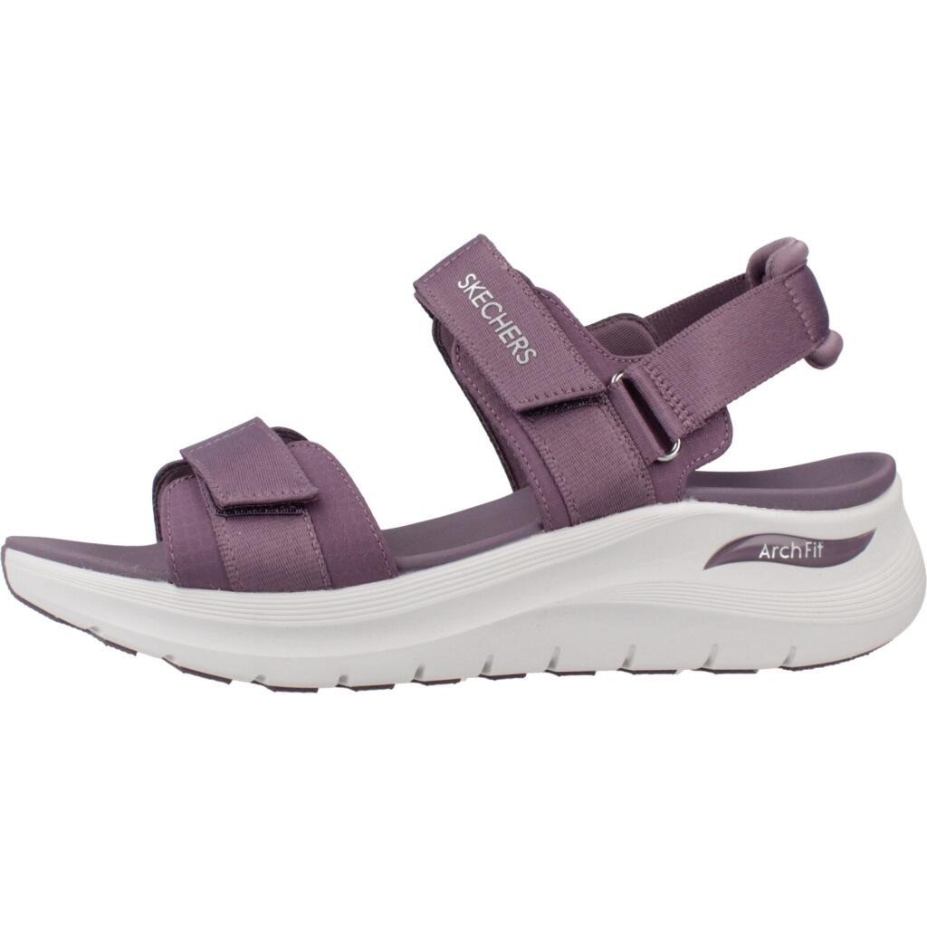SandÁlias Rasas Mulher Skechers  Roxo 2/5