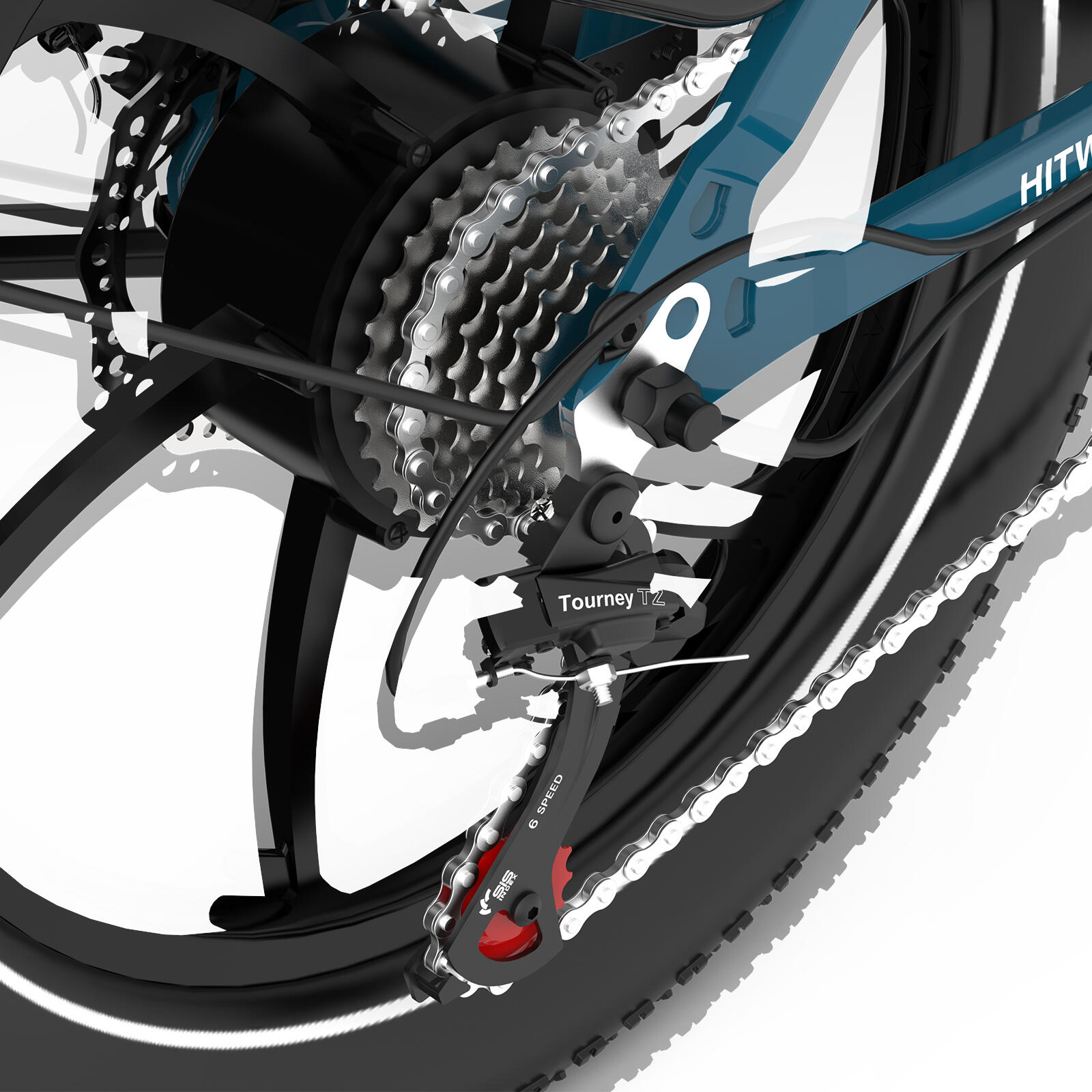 Elektrische vouwfiets fatbike 20*3,0" 150km BK6S 5/7