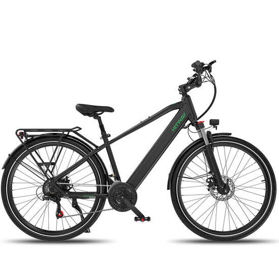 Vélo électrique trekking 27,5", VTC électrique 21 vitesses, 80 km, BK7SPRO