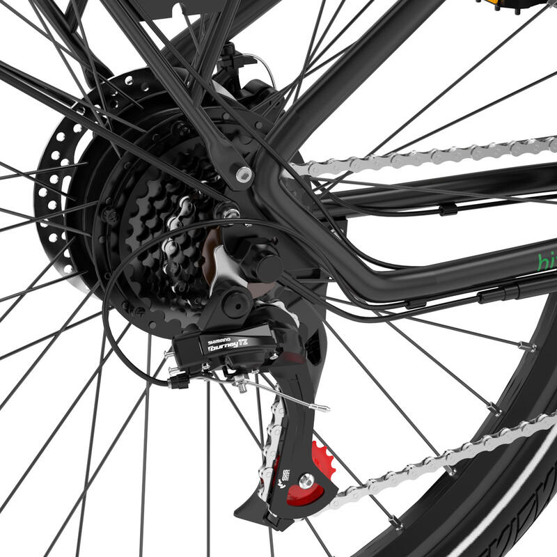 Bărbați Bicicletă electrică trekking 27,5" 21 viteze baterie detașabilă BK7SPRO