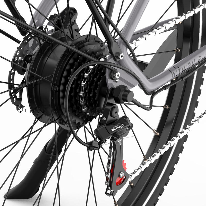Bărbați Bicicletă electrică trekking 29" 80km BK7SPLUS, APP NFC