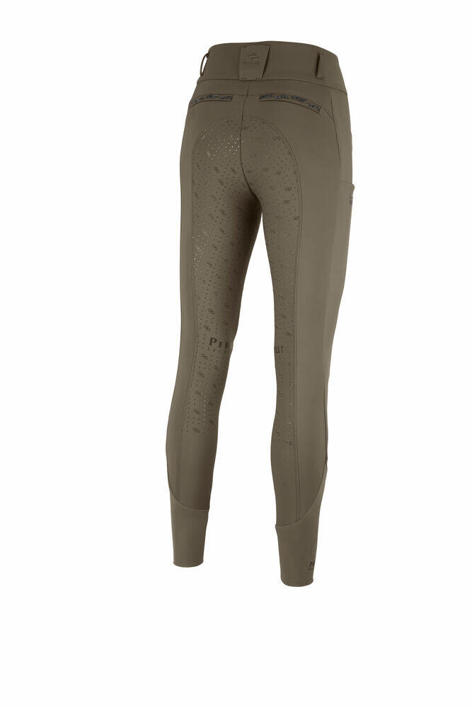 PANTALON HAUTE TAILLE  LAURE SD ARDOISE MARRON 2/2