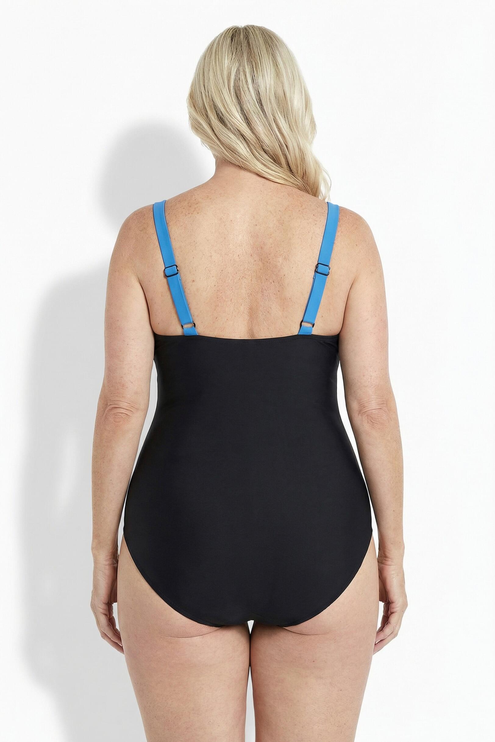Femme Maillot de bain motif fleurs bonnets souples matière recyclée 2/7