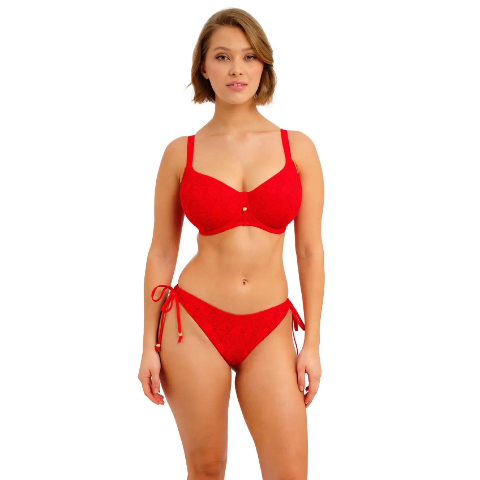 Haut de maillot de bain décolleté en cœur paddé femme Freya Nomad Nights 3/4