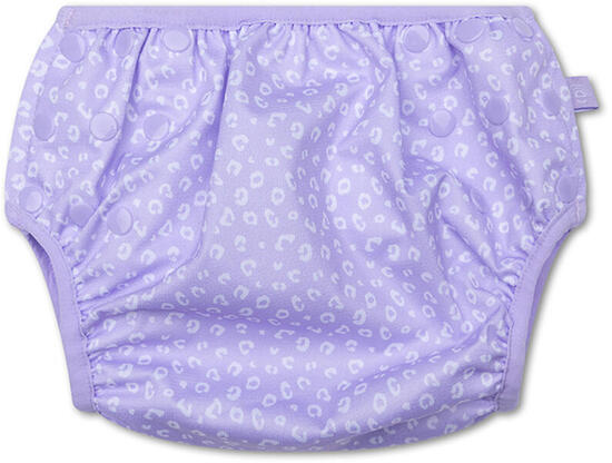 Schwimmwindeln Lila Leopard