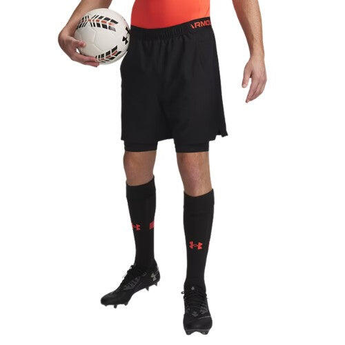 VANISH WOVEN SHORTS 2-IN-1 BLACK/RED MAN 2/3