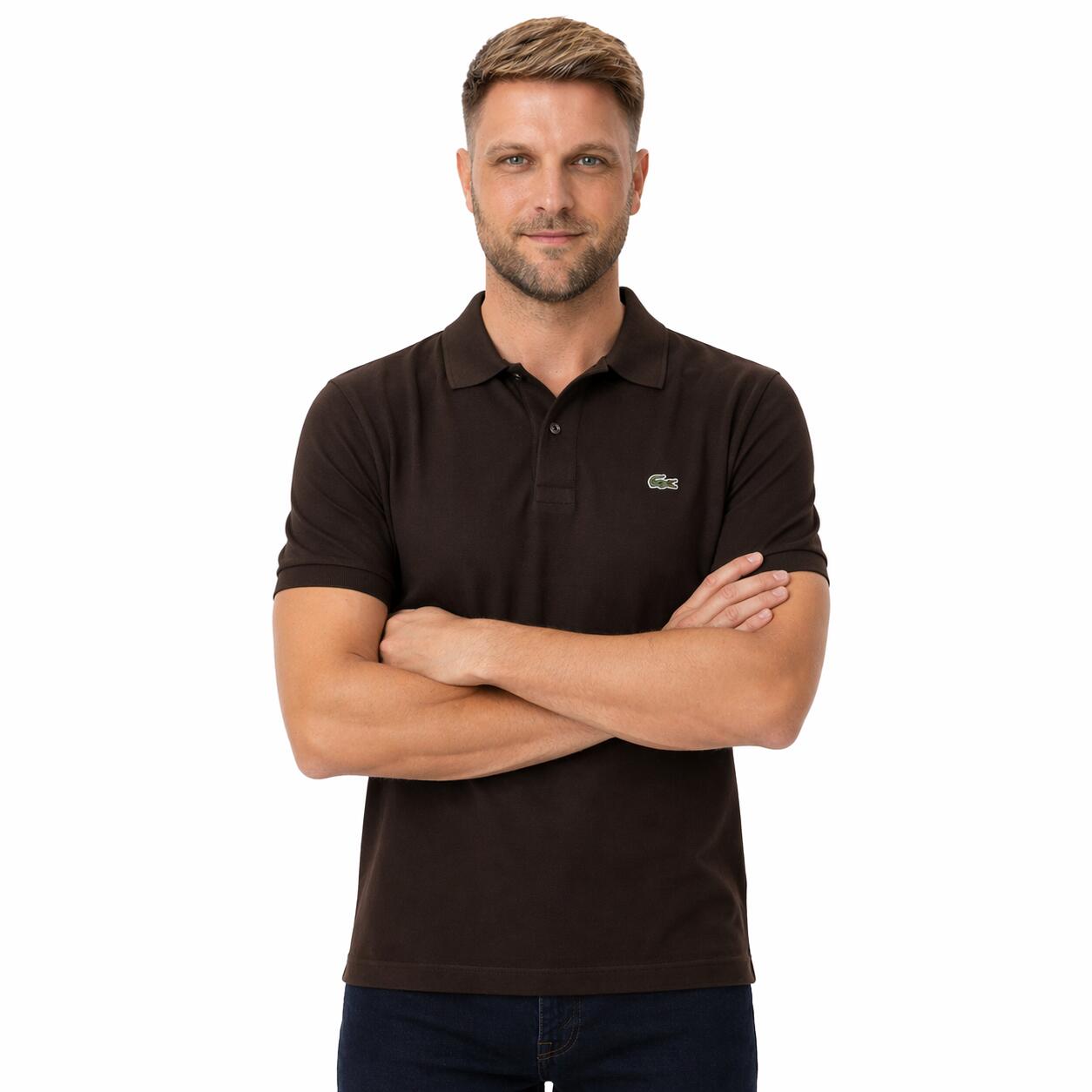 Polo de manga corta Lacoste modelo L.12.12 00 3LA-M para hombre 2/3