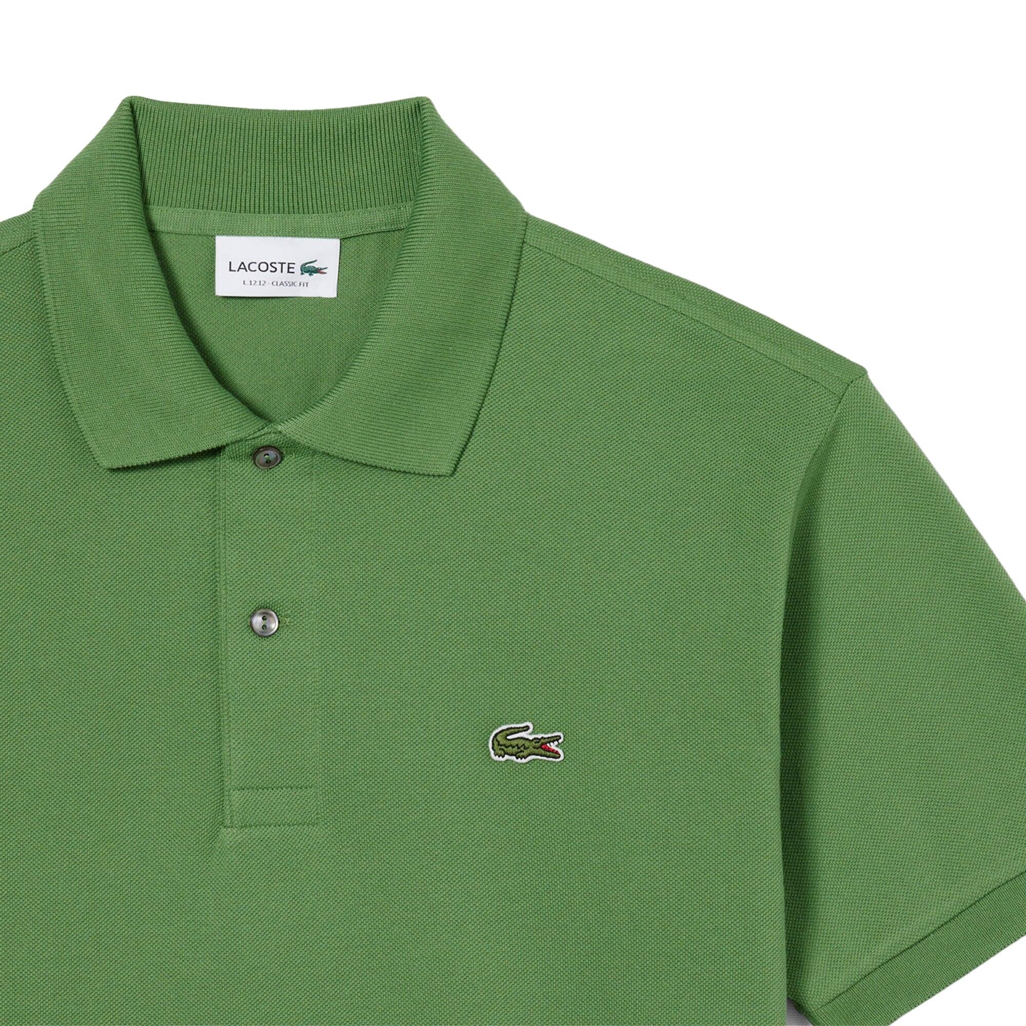 Polo de manga corta Lacoste modelo L.12.12 00 02M-M para hombre 3/4