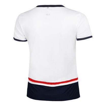T-SHIRT ELISABETH WHITE/NAVY GIRL 2/2