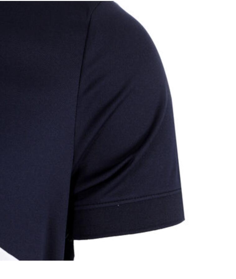 POLO  ERROL MARINE/ROUGE  HOMME 4/4