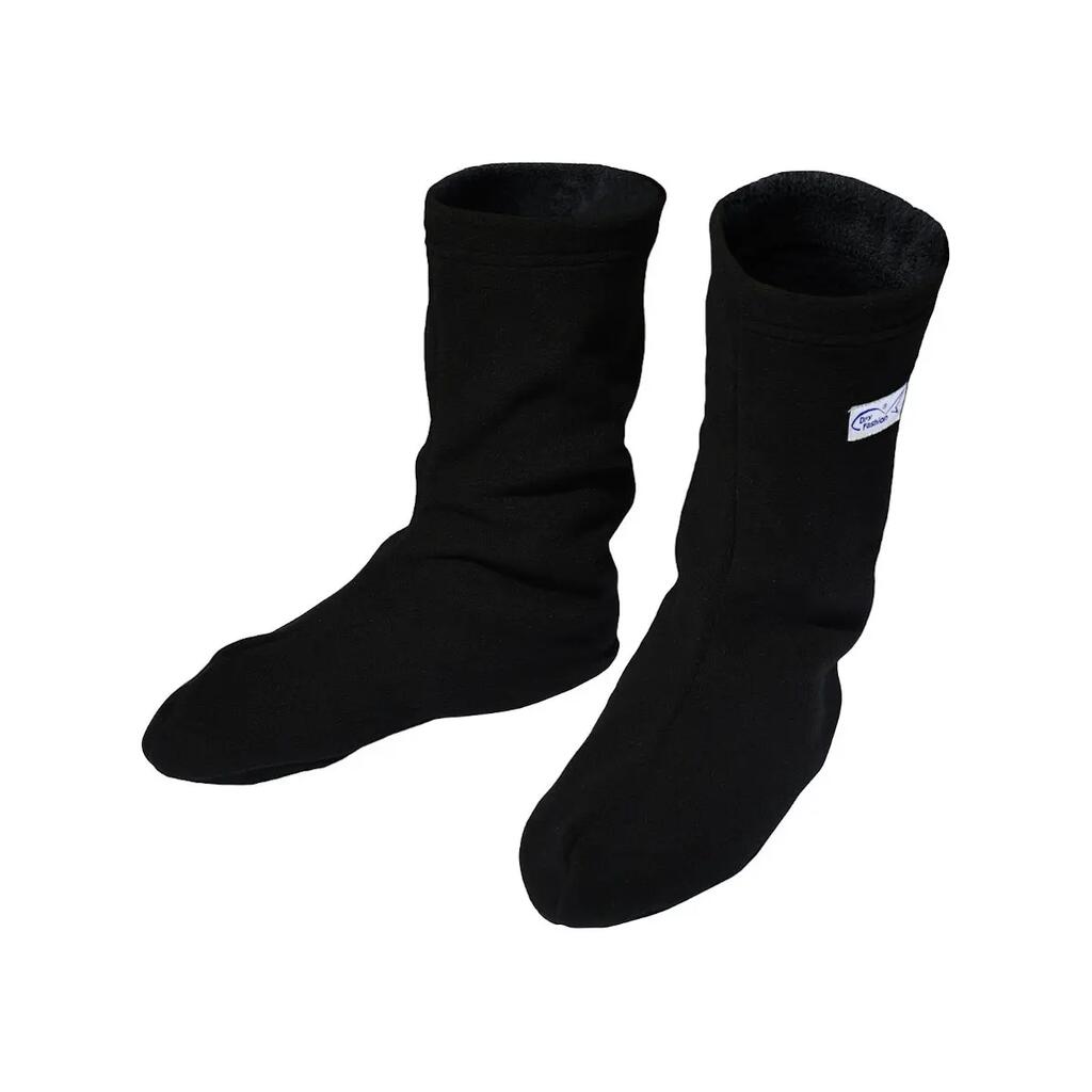 Fleece socks black