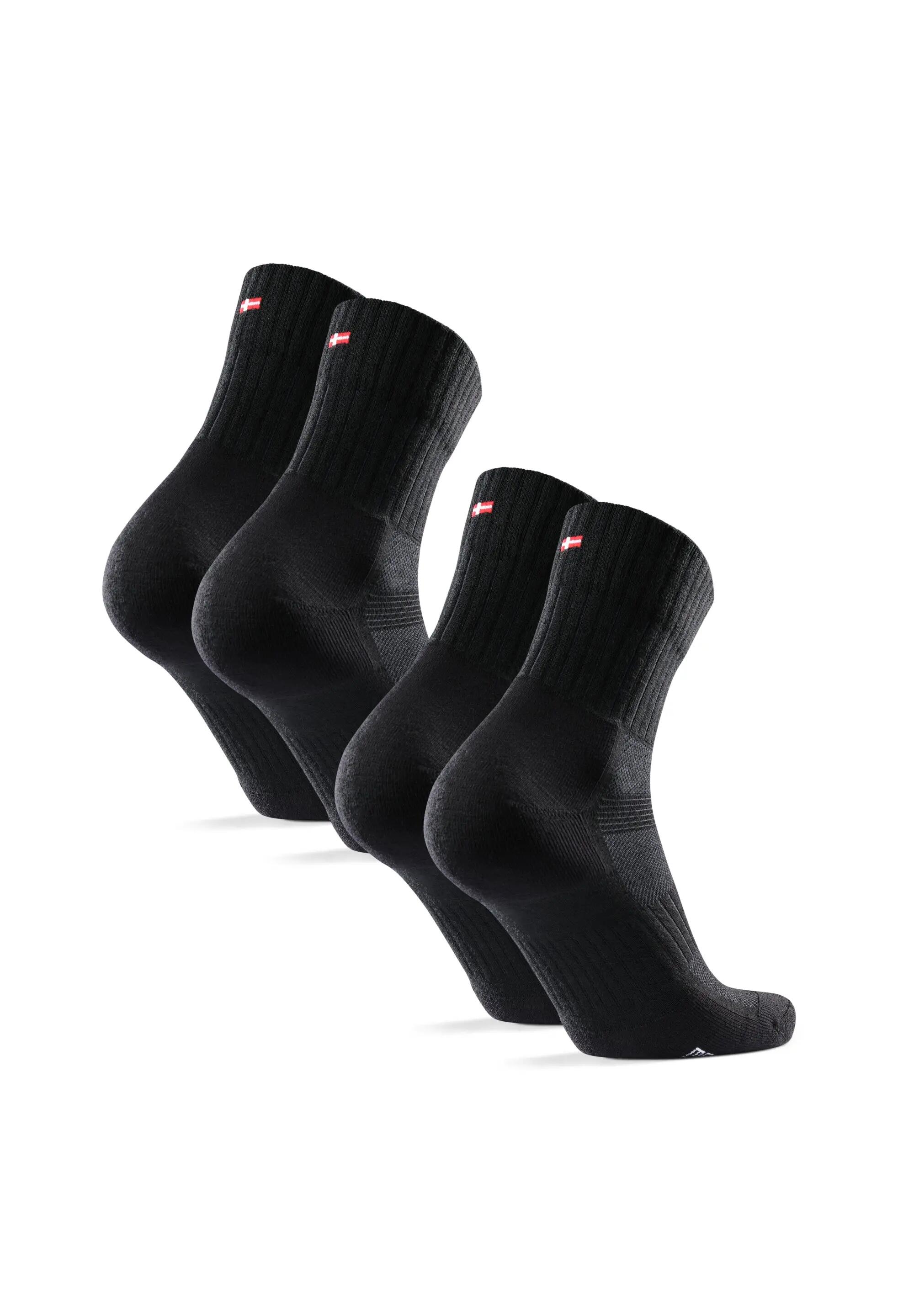 Quarter hardloopsokken merinowol gevoerd outdoor 2-pack 2/5