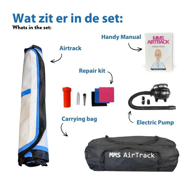 AirTrack Plus – Aufblasbare Turnmatte 20 cm für Turnen & Fitness, 3–6 m 4/7