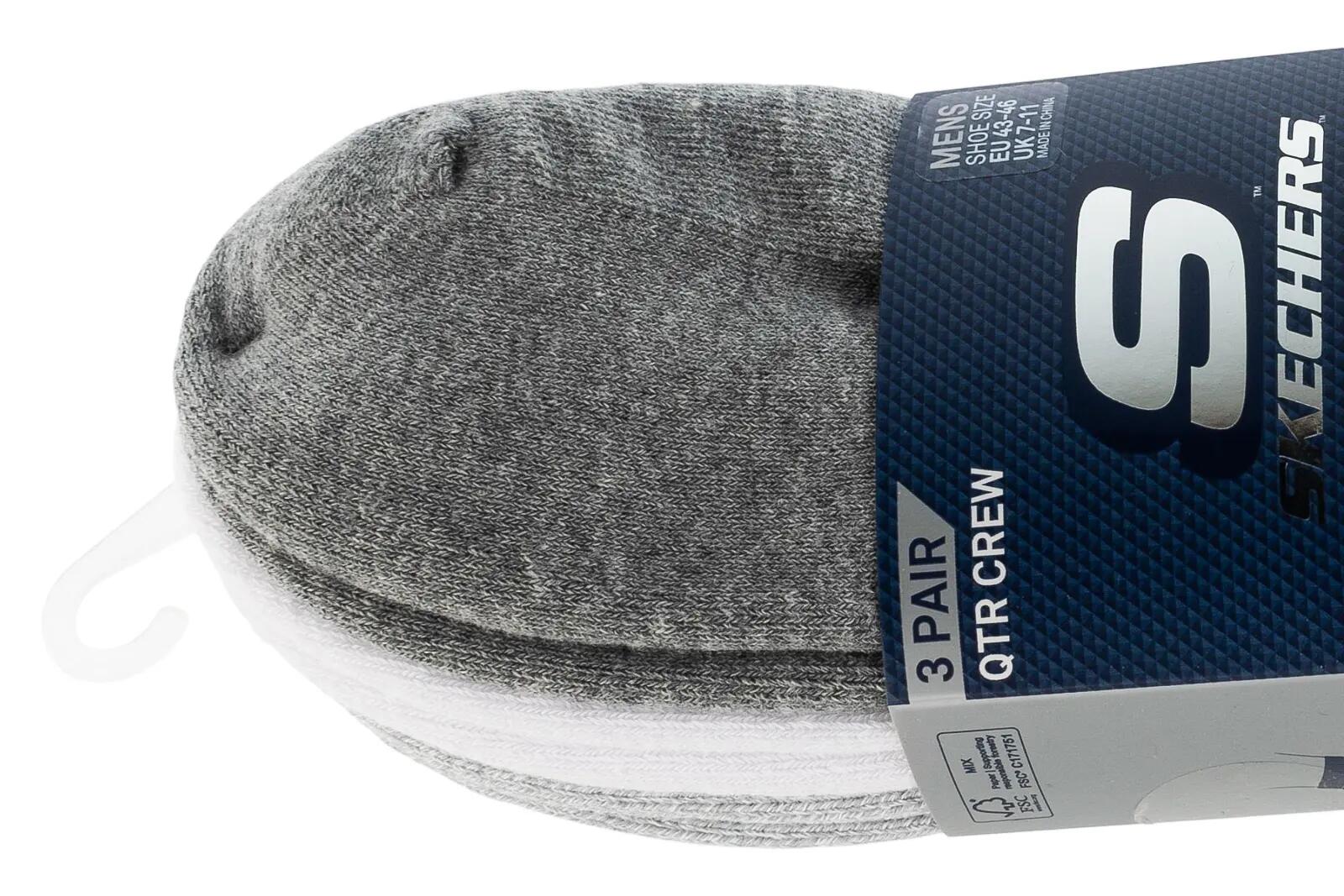 Skarpetki sportowe męskie 3pk Mens Qtr Colorbloc Socks 2/3
