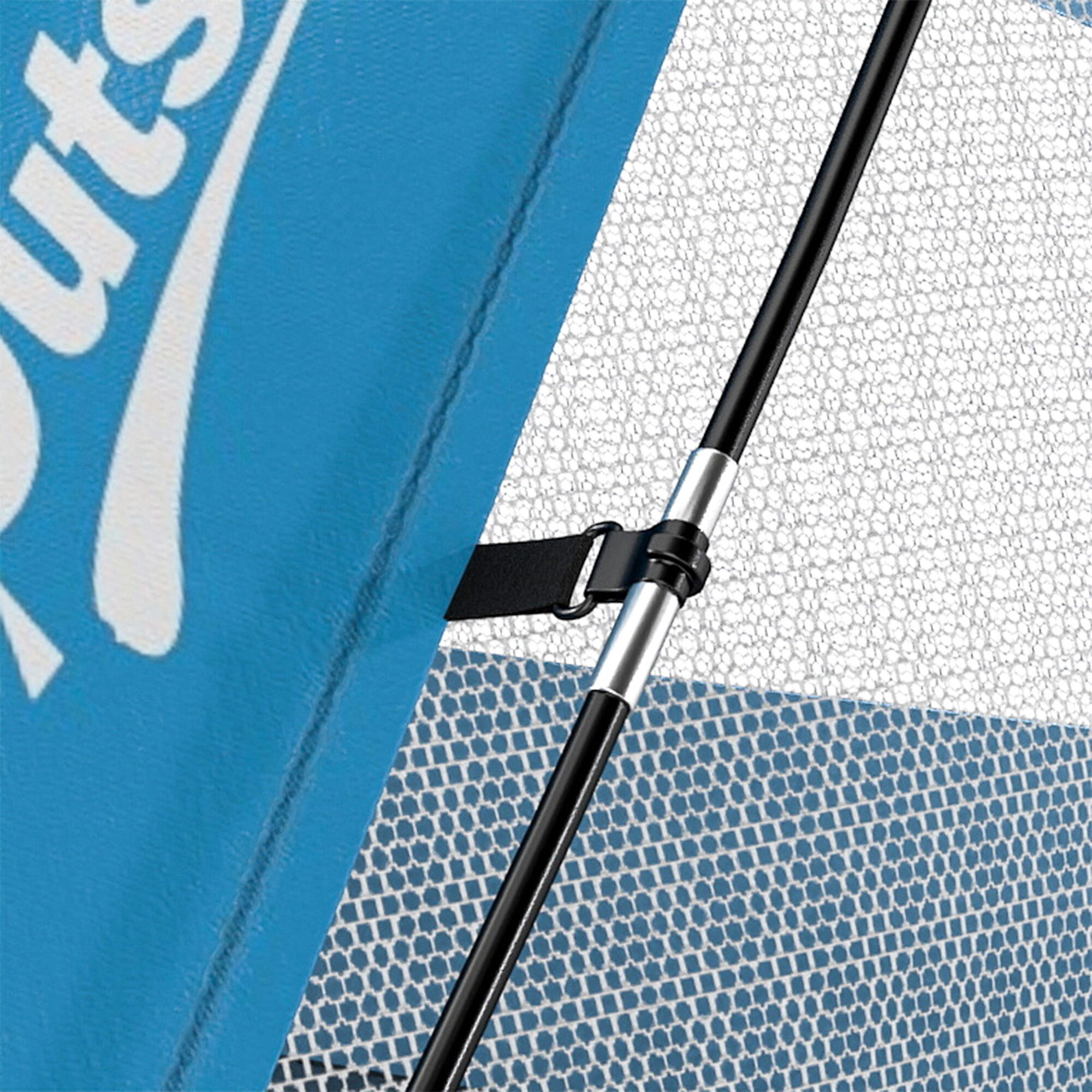 Tenda de praia 220x120x120 cm azul celeste Outsunny 4/5