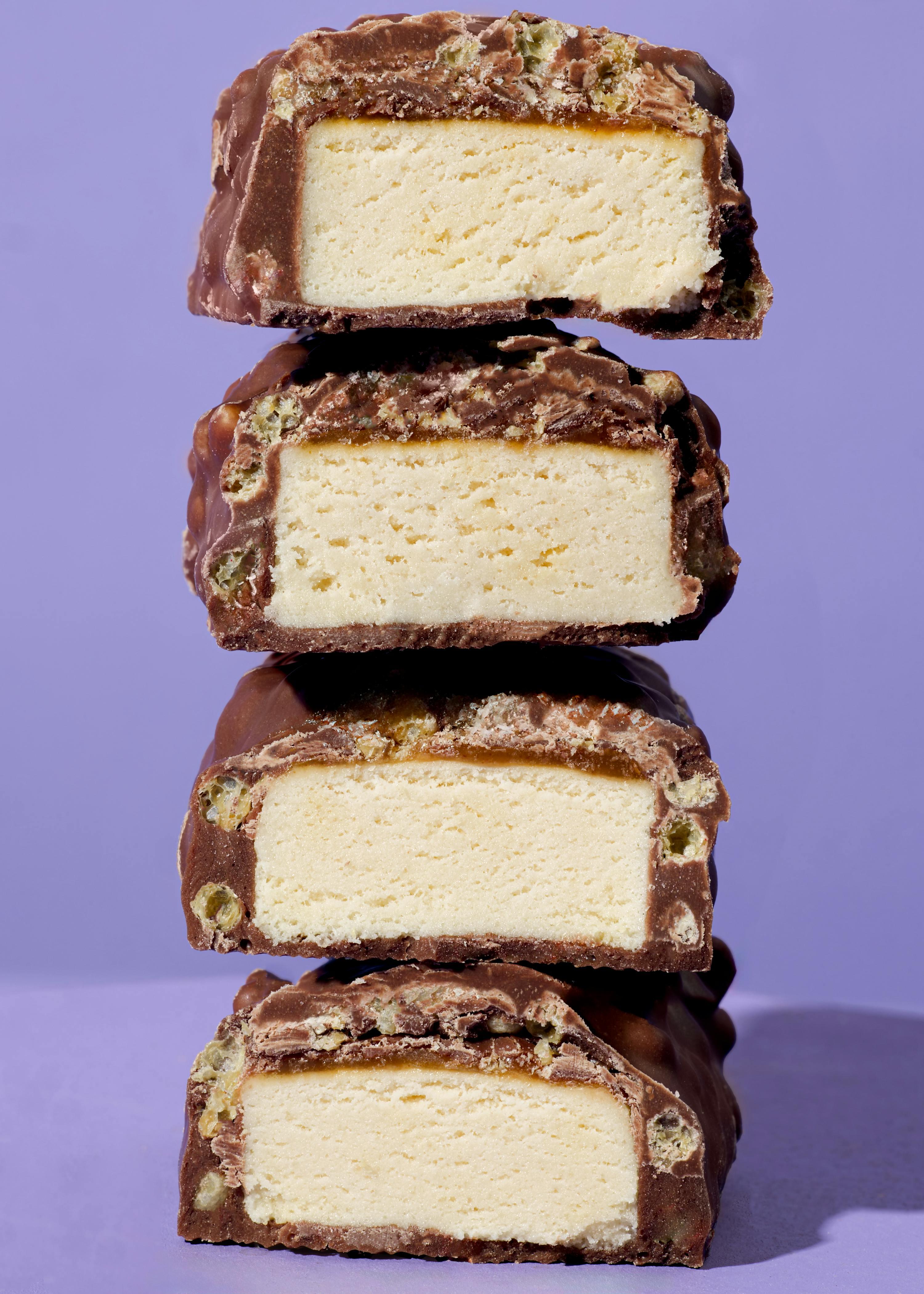 Barretta proteica crunchy al cioccolato e caramello | 12 x 60 g 3/6