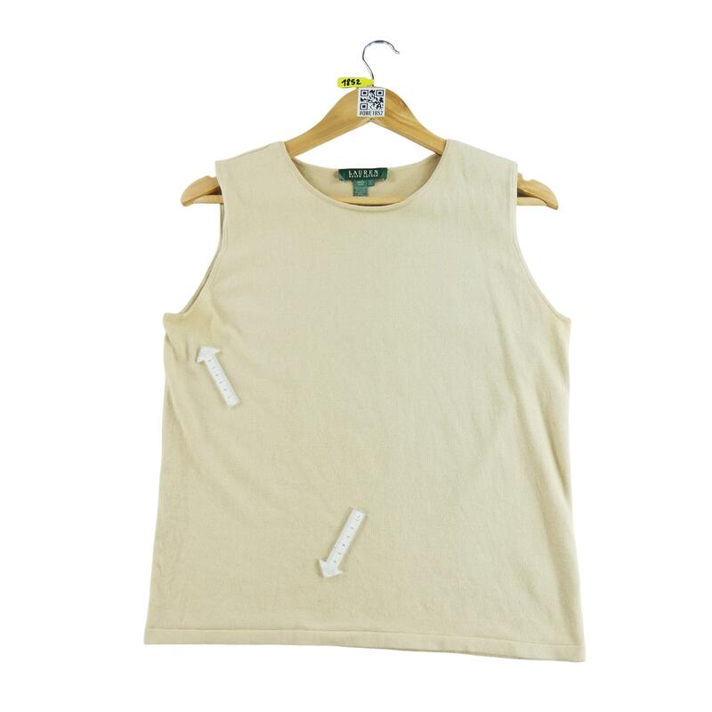 Second life - Tricou femei fără mâneci Bej - Bun