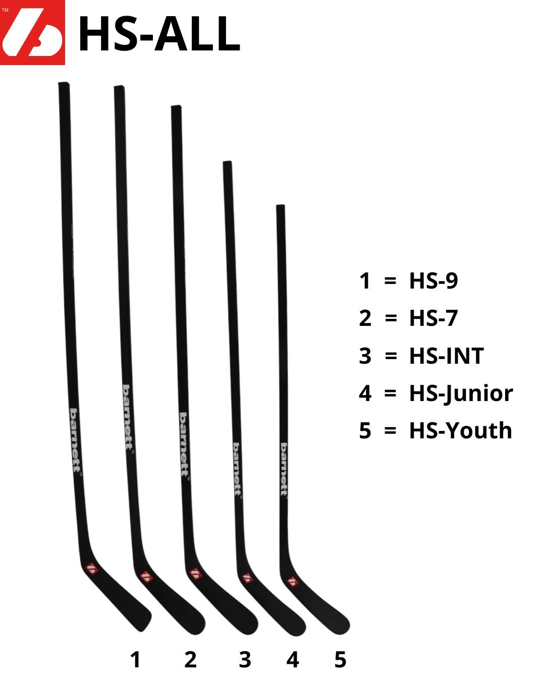 HS-7 Crosse de hockey en carbone 3/7