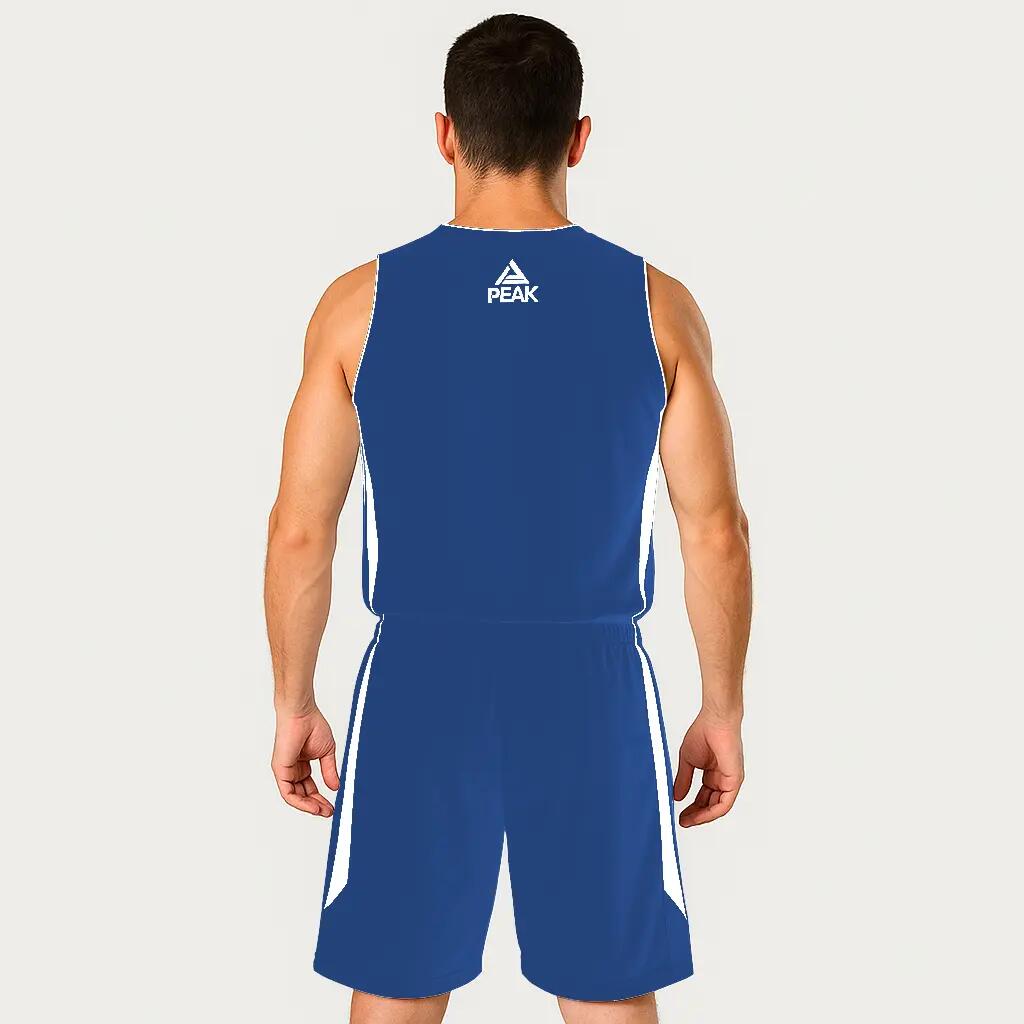 Set maiou/short baschet PEAK Jungle Albastru/Alb 2/2