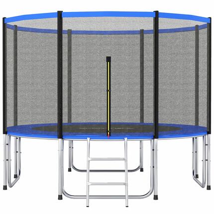 Trampoline d'extérieur Ø366 cm pour enfants avec filet de sécurité, échelle et c