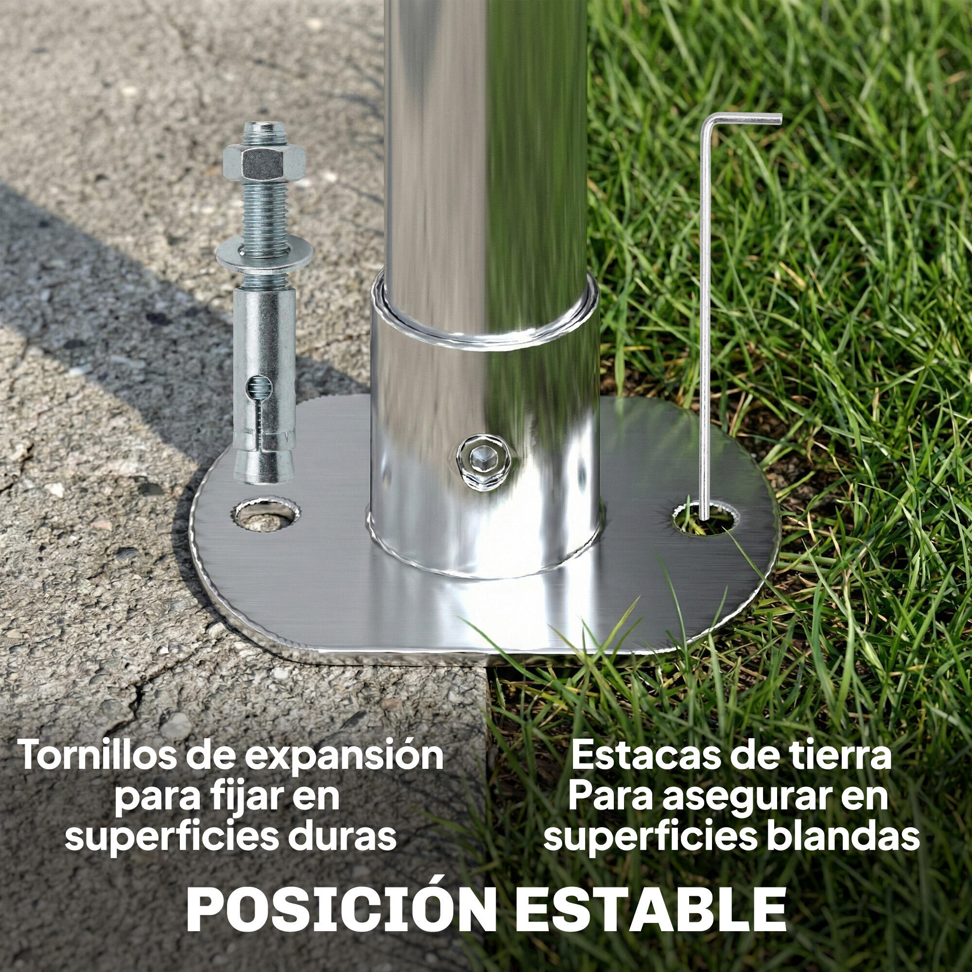 Tenda para garagem 600x295x295 cm branco Outsunny 5/5
